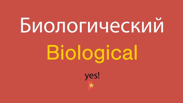 Биологический по-английски смотреть онлайн