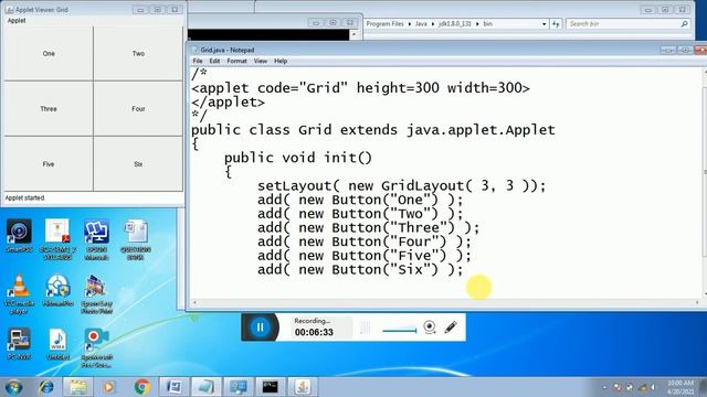 JAVA GRID LAYOUT & GRID BAG LAYOUT смотреть онлайн