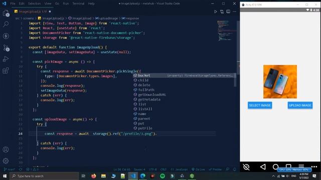 Upload File Or Document In Firebase Storage | React Native With Firebase Tutorial In Hindi #14 смотреть онлайн