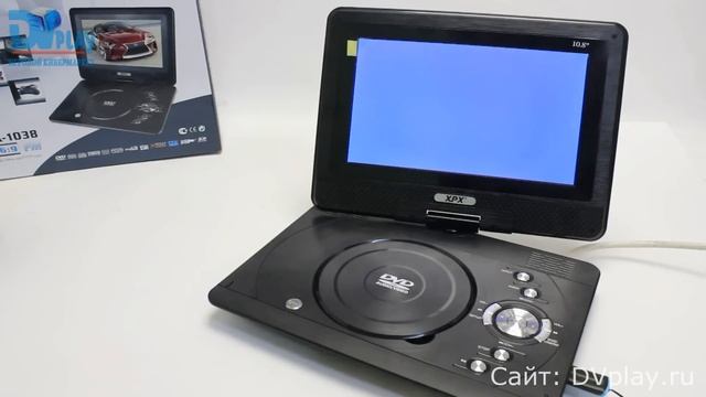 XPX EA-1038 - портативный DVD и ЖК телевизор смотреть онлайн