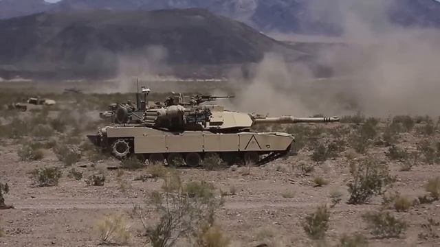 M1A2 Abrams In Action, Blasts Thru The Battlefield смотреть онлайн