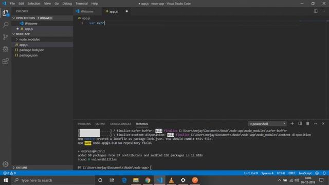 Node.js and Express.js Rest API Application. смотреть онлайн