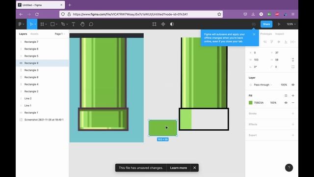 Figma Timelapse - Flappy Bird/Super Mario Bird Pipes смотреть онлайн