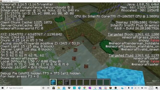 How to Find Diamonds (Easy) Java Edition 1.16 смотреть онлайн