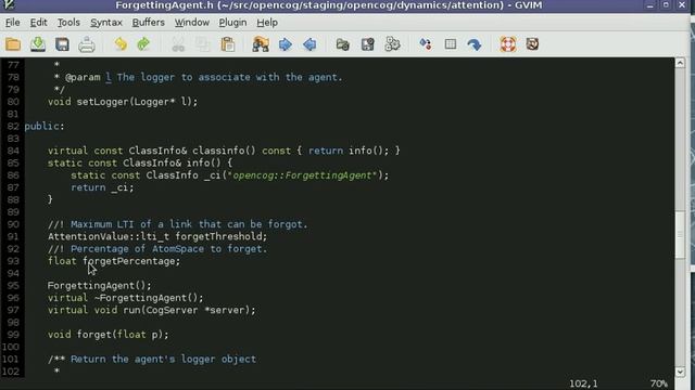 OpenCog ECAN tutorial #4 - The ForgettingAgent смотреть онлайн