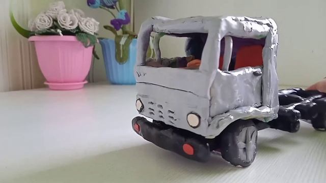 СЛЕПИЛ КАМАЗ ИЗ ПЛАСТИЛИНА смотреть онлайн