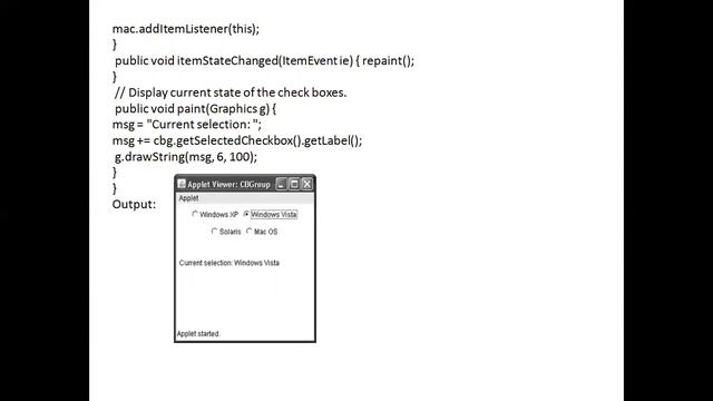 working with graphics,AWT controls смотреть онлайн