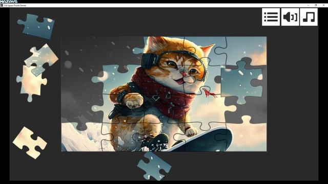 Cat Jigsaw Puzzle Games | GamePlay PC смотреть онлайн