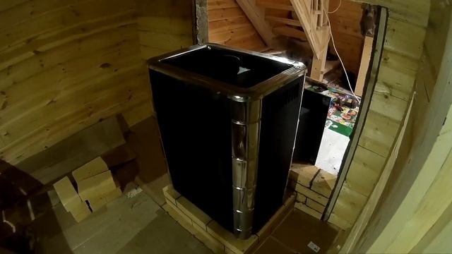 Монтаж банной печи смотреть онлайн