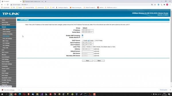 Modem DNS Değiştirme