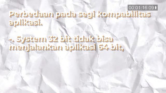 Perbedaan 32 BIT dan 64 BIT dalam 3 menit! смотреть онлайн