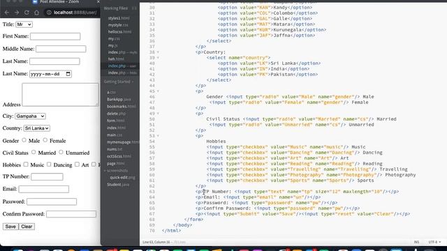 AL ICT PHP English Medium Form Handling смотреть онлайн