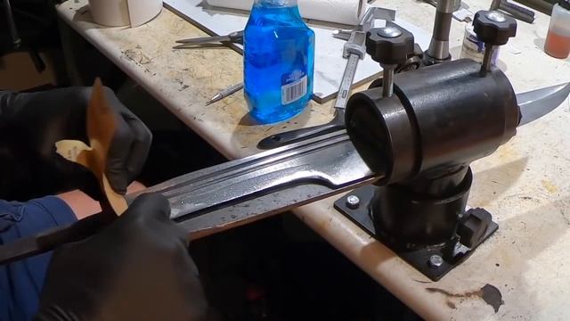 Forging A Damascus Spartan Sword