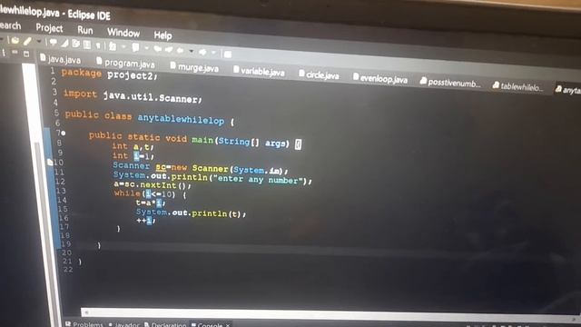 create table in java while loop смотреть онлайн