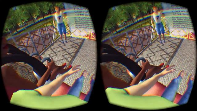 HD RIFT COASTER AND SCARY!!! CYBER SPACE!!! OCULUS RIFT DK2 смотреть онлайн