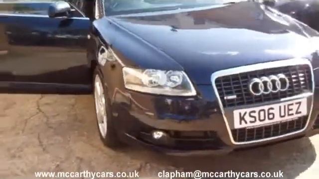 Used Audi A6 2.4 S-Line Auto KS06 for sale Croydon Clapham London Surrey UK McCarthy Cars Review смотреть онлайн