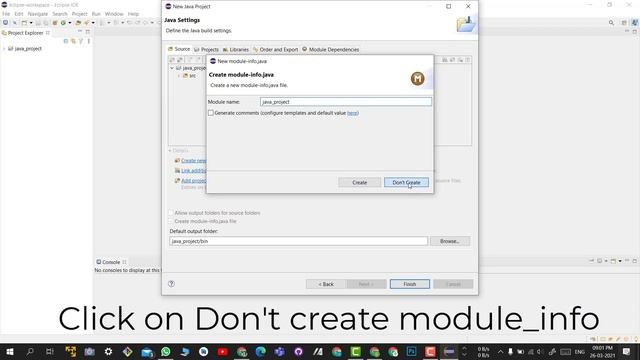 Create and run java code in Eclipse IDE смотреть онлайн