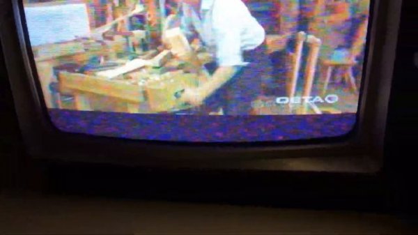 1982 goldstar portable TV set