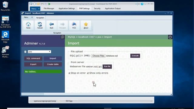 Portable MySql and PHP Desktop Applications With ExeOutput For PHP смотреть онлайн
