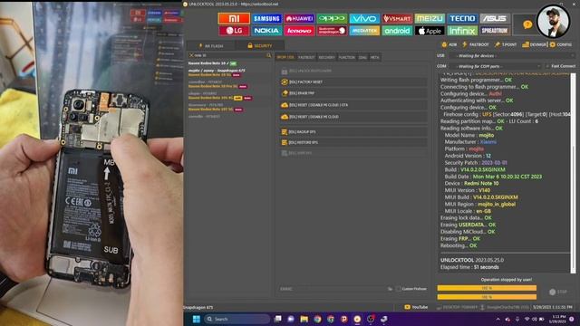 Redmi Note 10 Mi Account Unlock MiUi 14 / Mi Note 10 Pro Mi Cloud Bypass / No Relock 100% / 2023 смотреть онлайн