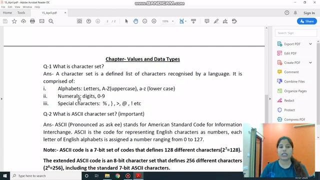 Explanation of Java reserve word and ASCII code смотреть онлайн