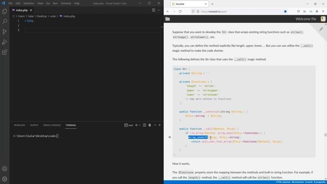 آموزش شی گرایی در php - Magic Methods | متدهای جادویی | قسمت دوم смотреть онлайн