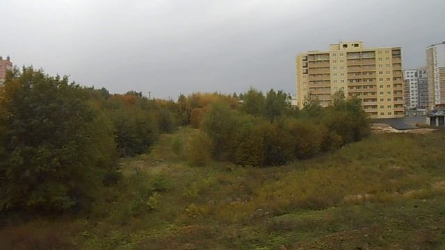 Осень в Нижнем Новгороде - дома на горе смотреть онлайн