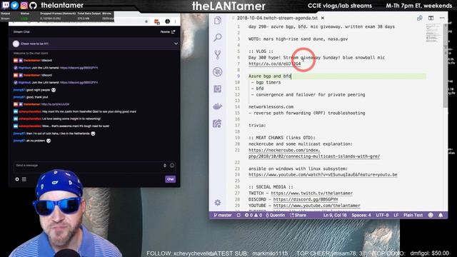 day 298- azure bgp, bfd. mic giveaway. written exam 38 days смотреть онлайн