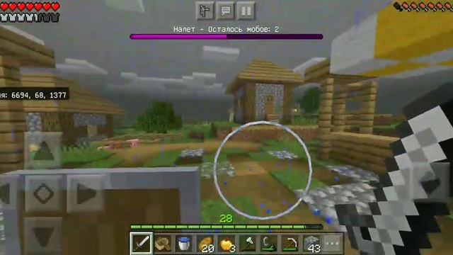 Майнкрафт выживание в джунглях. Ферма шерсти и рейд! 8 часть. смотреть онлайн