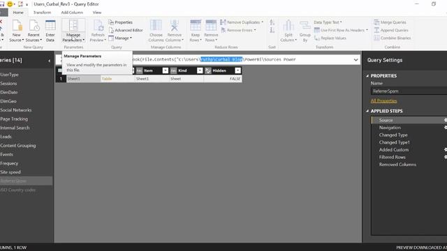 Set up Query Parameters to avoid hardcoded paths in Power Query смотреть онлайн