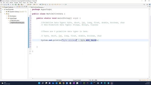 Primitive Data Type смотреть онлайн