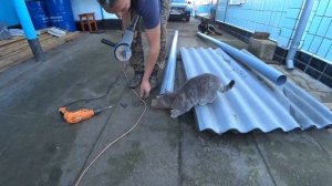 водосток из канализационной трубы своими руками