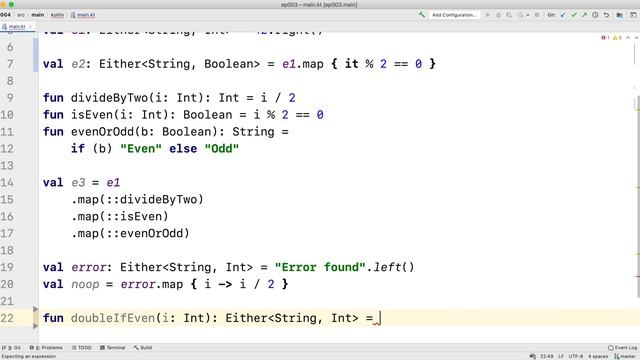Either: map e flatMap em Kotlin e Arrow смотреть онлайн