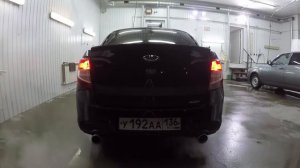 Раздвоенный выхлоп Лада Гранта Спорт Stinger Sport Ресивер STT