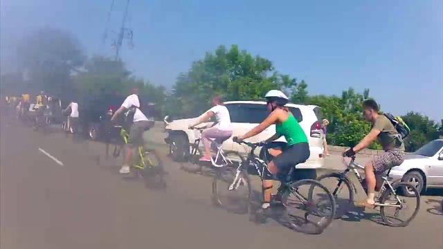 Велопарад в честь дня города 7 июля. Владивосток 2012 смотреть онлайн
