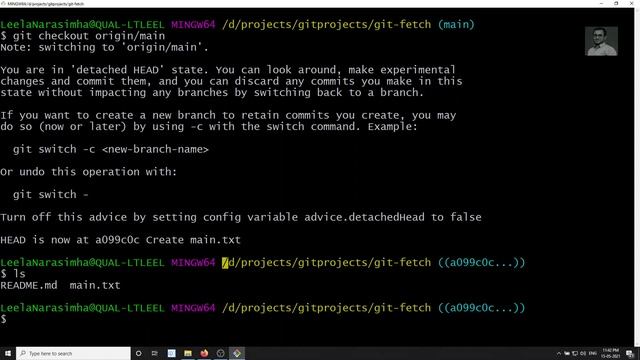 43. Usage of the Git Fetch command for latest changes from remote repo in real time project - GIT. смотреть онлайн