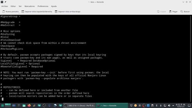 Activar Descargas en Paralelo en Pacman 6 [Manjaro Linux] [V203] смотреть онлайн