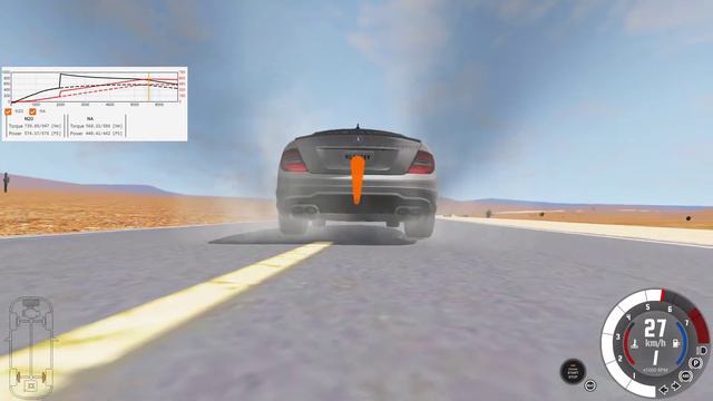 Beam.NG - Mercedes C63 AMG W204 Sound Mod смотреть онлайн
