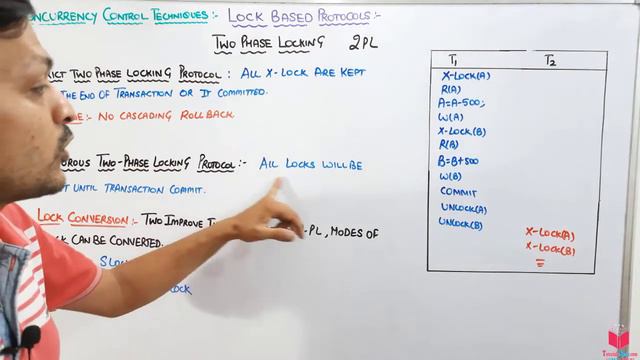 7.27- (Eng) Two Phase Locking In Lock Based Protocols In DBMS | Concurrency Control Technique смотреть онлайн