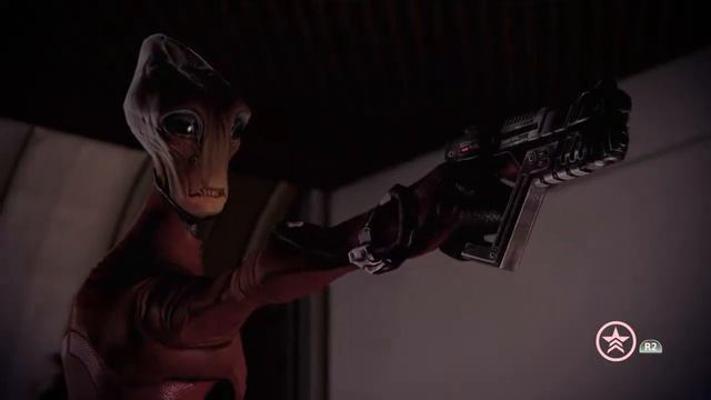 Mass Effect 2 Legendary Edition - Shepard Punches a A Pitiful Salarian смотреть онлайн
