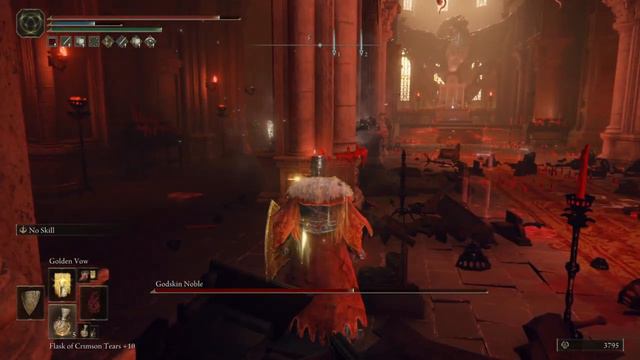 Elden Ring PS4 Godskin Noble Boss Fight (Volcano Manor) (Strength/Faith Build) смотреть онлайн