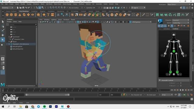 minecraft rig for autodesk maya (wpm) смотреть онлайн