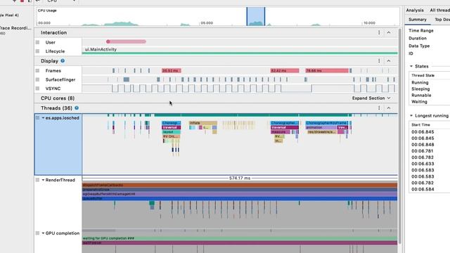 Troubleshooting app performance issues with System Trace in Android Studio смотреть онлайн