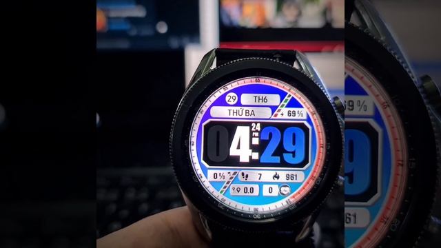 ✅ BIG NUMBER COLOR SPORT NTV470 ⭐️ - WATCHFACE FOR SAMSUNG GALAXY WATCH 3, ACTIVE 2, GEAR S3... смотреть онлайн
