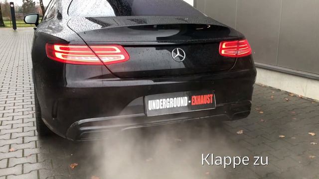 Underground Exhaust Mercedes C217 S500 Stage 3 Klappenauspuff Sound W222 Coupe V8 смотреть онлайн