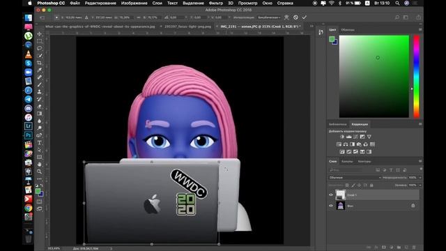Кастомные Memoji В Photoshop! Custom WWDC 2020 Memoji! смотреть онлайн