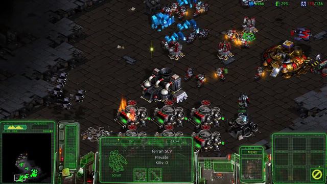 StarCraft Remastered: UEDAIP Vanilla Terran 09 The Big Push (unnecessarily hard version) смотреть онлайн