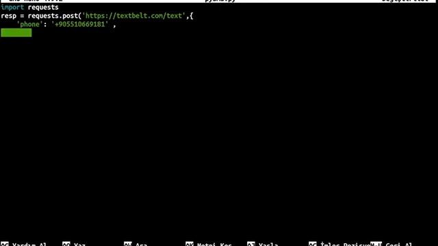 ## Python3 İle Günde Bir SMS Gönder ## смотреть онлайн