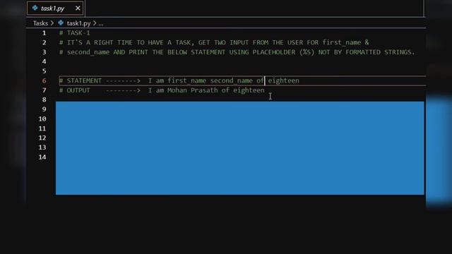 Python Excercise in Strings/input | Mohan Prasath S смотреть онлайн