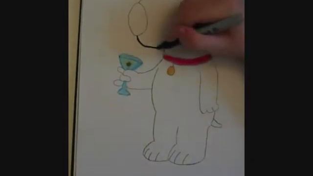 REUPLOAD: Drawing Brian Griffin (FULL BODY) смотреть онлайн